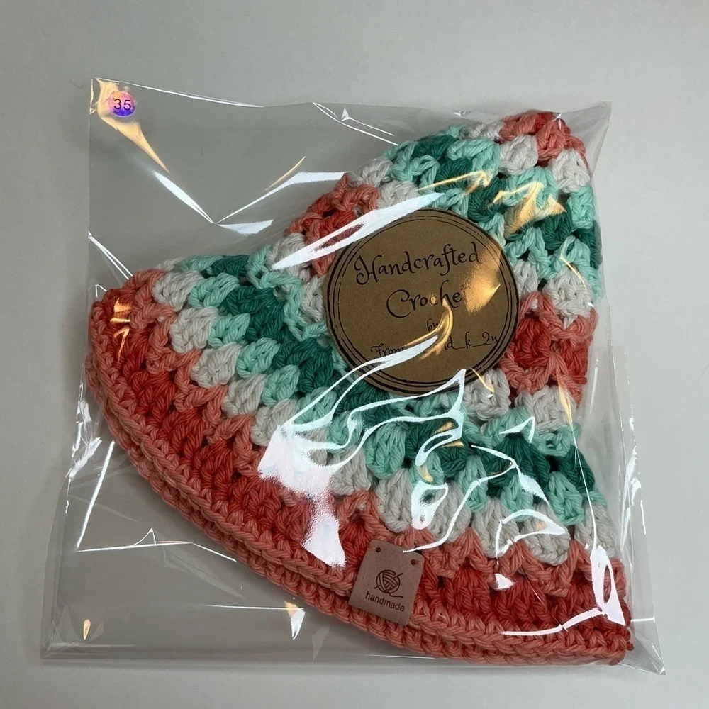 The Kelp Crochet Bucket Sun Hat Cotton Yarn Handcrafted Handmade by Seller - Picture 14 of 14
